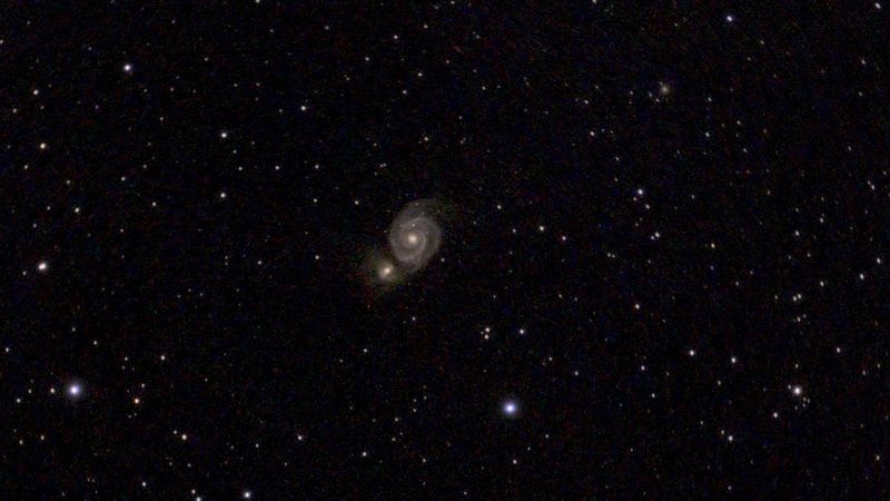 Whirlpool Galaxy (M 51) - May 21, 2026, 8:20 p.m.