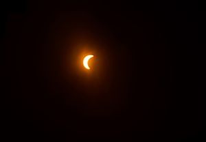 The Sun (Partial Eclipse) - April 8th, 2024, 11:14 am